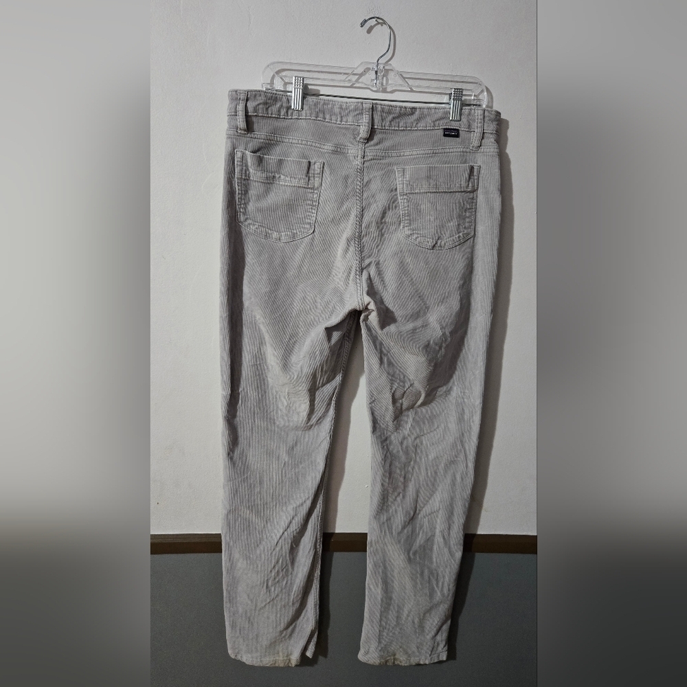 Patagonia Corduroy Pants Womens 32 (14) Gray Skinny Stretch Organic Cotton - Picture 7 of 12